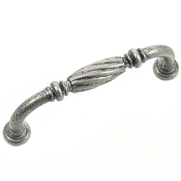 Mng 3" Pull, French Twist, Distressed Pewter 84064